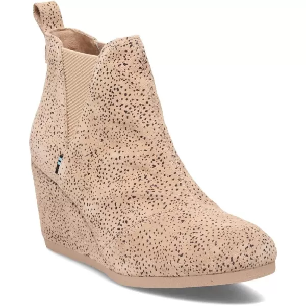 imageTOMS Womens Kelsey Fashion BootSand Tiny Cheetah Printed Suede