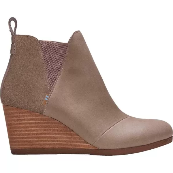 imageTOMS Womens Kelsey Fashion BootTaupe Grey LeatherSuede