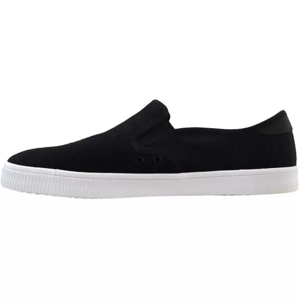 imageTOMS Mens Baja Slip On Sneakers Shoes Casual  BlackBlack Heritage Canvas