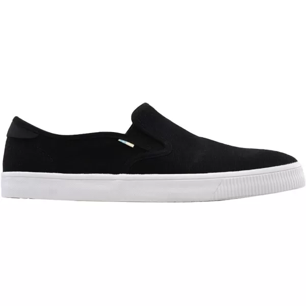 imageTOMS Mens Baja Slip On Sneakers Shoes Casual  BlackBlack Heritage Canvas