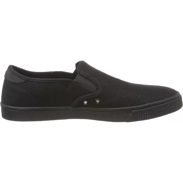 imageTOMS Mens Baja Slip On Sneakers Shoes Casual  BlackBlackBlack Heritage Canvas