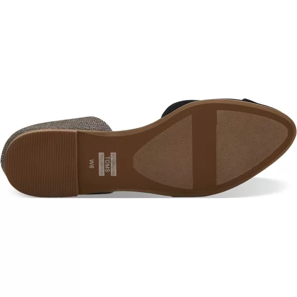 imageTOMS Mens Baja Slip On Sneakers Shoes Casual  BlackDark Brown Heritage Canvas
