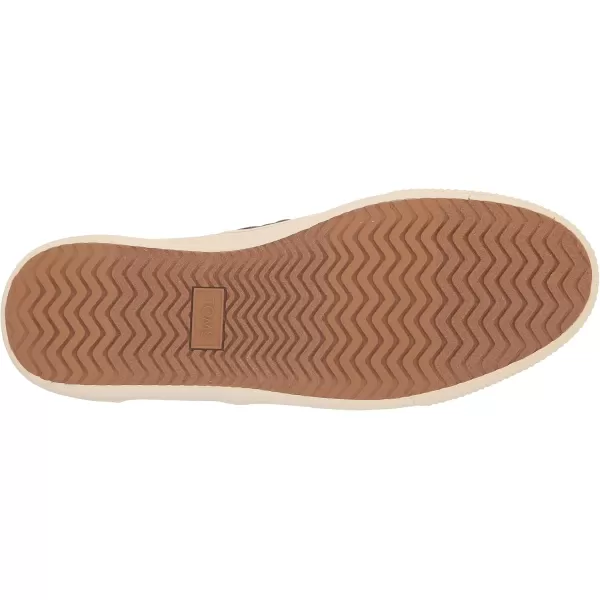 imageTOMS Mens Baja Slip On Sneakers Shoes Casual  BlackDark Brown Heritage Canvas