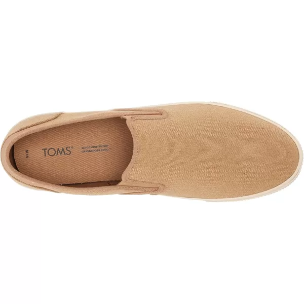 imageTOMS Mens Baja Slip On Sneakers Shoes Casual  BlackDoe