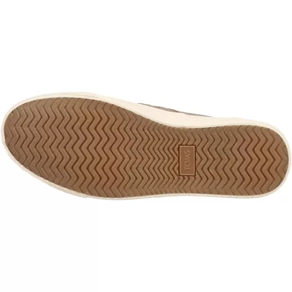 imageTOMS Mens Baja Slip On Sneakers Shoes Casual  BlackDune Heritage Canvas Synthetic Nubuck Trim