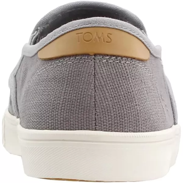imageTOMS Mens Baja Slip On Sneakers Shoes Casual  BlackGrey  Drizzle Grey Heritage