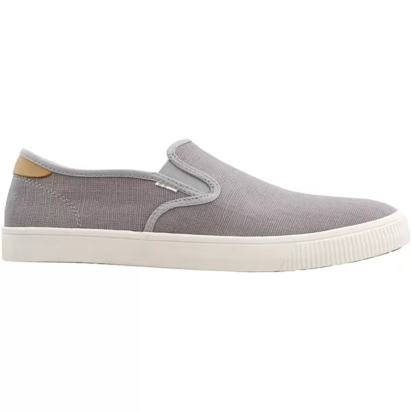 imageTOMS Mens Baja Slip On Sneakers Shoes Casual  BlackGrey  Drizzle Grey Heritage