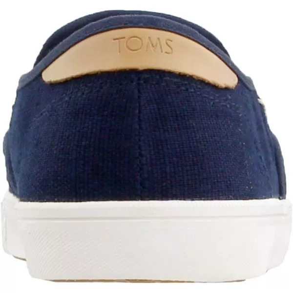 imageTOMS Mens Baja Slip On Sneakers Shoes Casual  BlackNavy Heritage Canvas