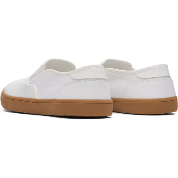 imageTOMS Mens Baja Slip On Sneakers Shoes Casual  BlackWhit Lther