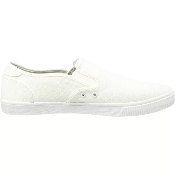 imageTOMS Mens Baja Slip On Sneakers Shoes Casual  BlackWhite Canvas