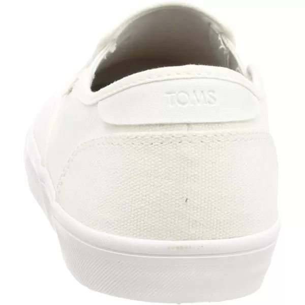 imageTOMS Mens Baja Slip On Sneakers Shoes Casual  BlackWhite Canvas