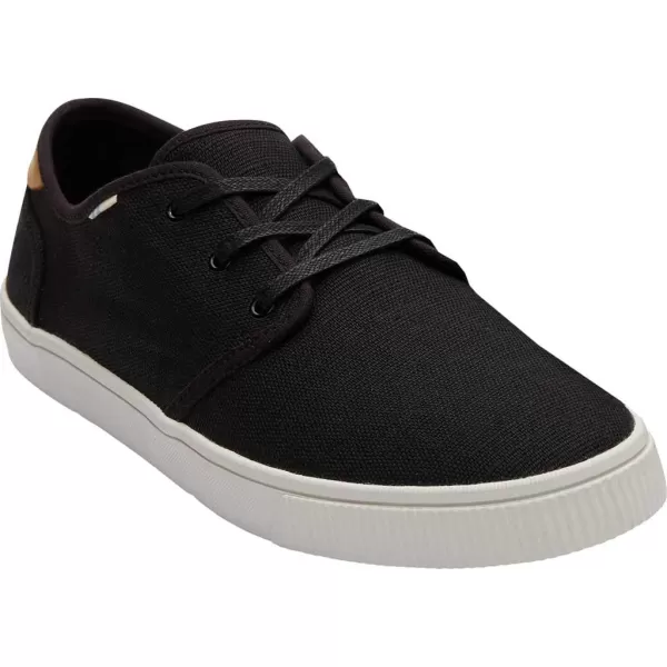 imageTOMS Mens Carlo SneakerBlack Heritage Canvas