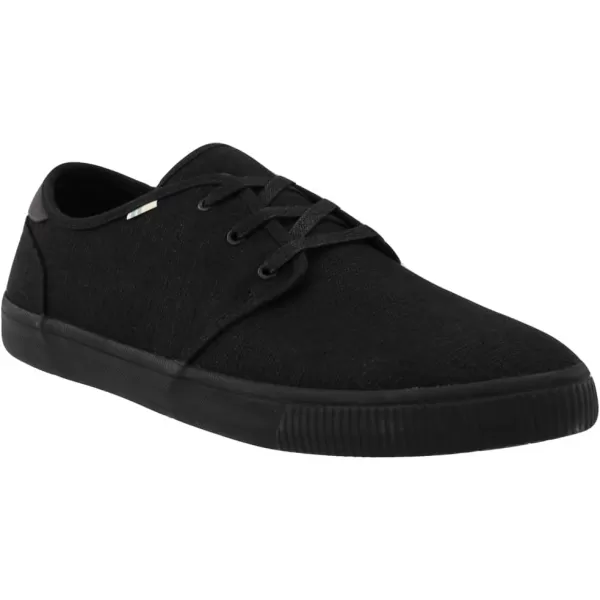 imageTOMS Mens Carlo SneakerBlackBlack Heritage Canvas