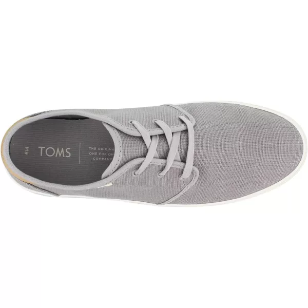imageTOMS Mens Carlo SneakerDrizzle Grey Heritage Canvas