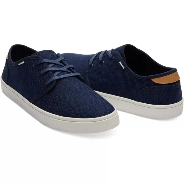 imageTOMS Mens Carlo SneakerNavy Heritage Canvas Vegan