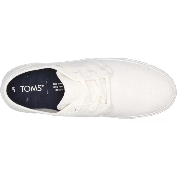 imageTOMS Mens Carlo SneakerWhite Canvas