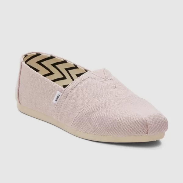imageTOMS Womens Alpargata SlipOnBallet Pink Heritage Canvas