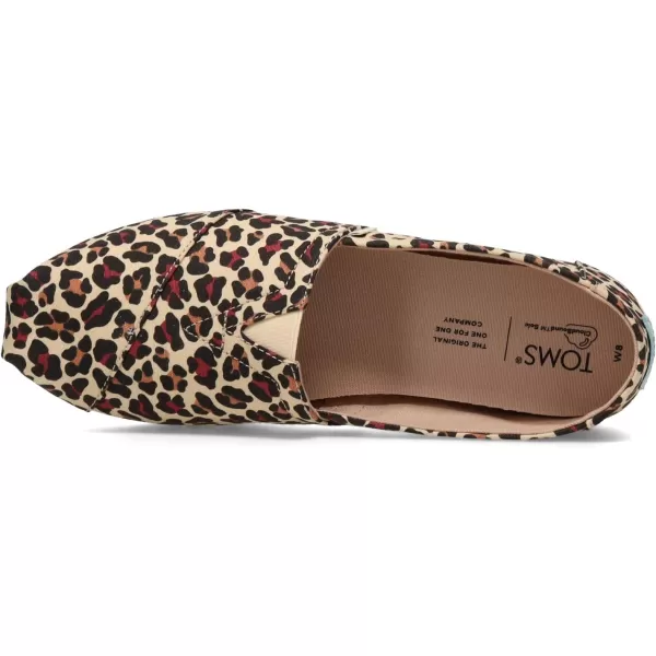 imageTOMS Womens Alpargata SlipOnBeige Classic Leopard Print