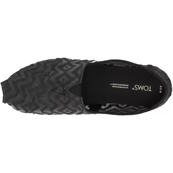 imageTOMS Womens Alpargata SlipOnBlack Chevron