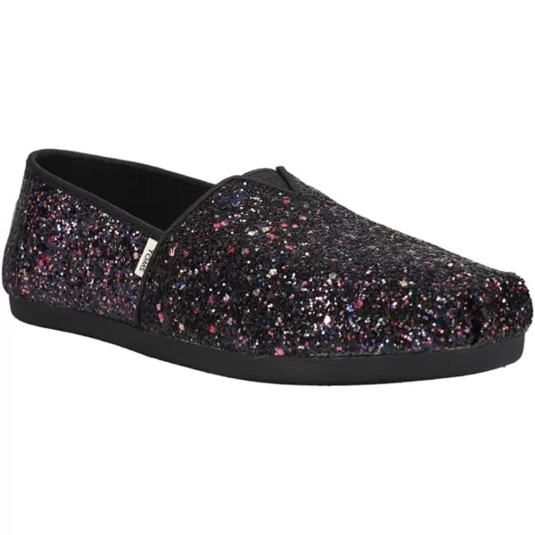 imageTOMS Womens Alpargata SlipOnBlack Glitter