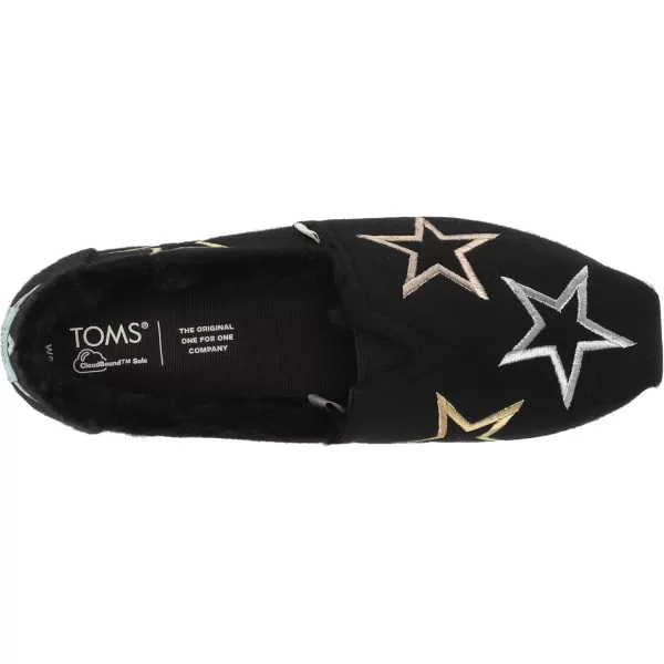 imageTOMS Womens Alpargata SlipOnBlackEmbroidery
