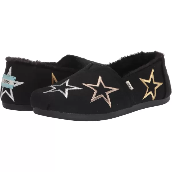 imageTOMS Womens Alpargata SlipOnBlackEmbroidery
