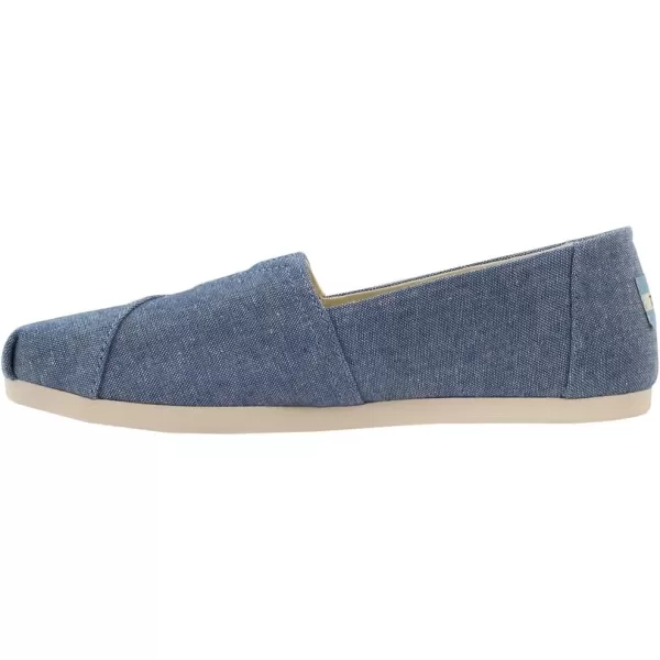 imageTOMS Womens Alpargata SlipOnBlue Slub Chambray