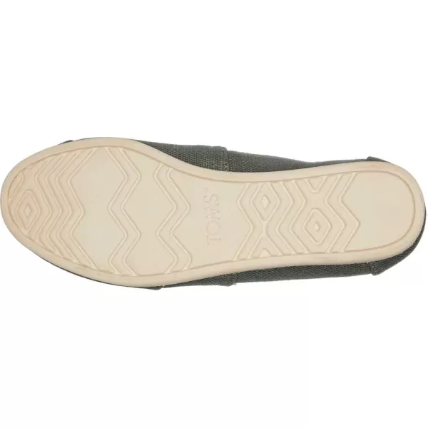 imageTOMS Womens Alpargata SlipOnBonsai Green Heritage Canvas