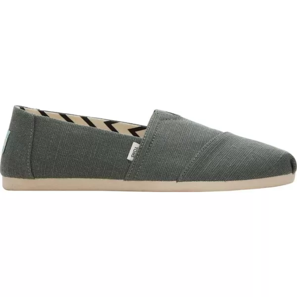 imageTOMS Womens Alpargata SlipOnBonsai Green Heritage Canvas