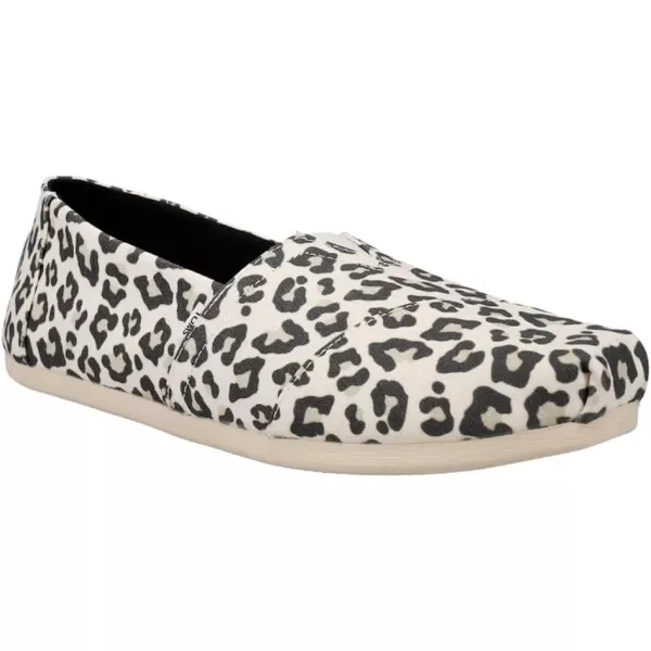 imageTOMS Womens Alpargata SlipOnEgret Snow Leopard Print