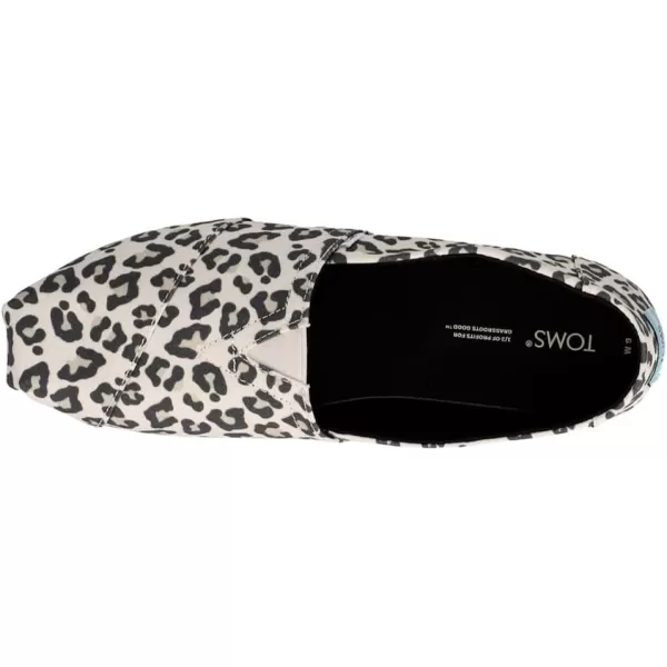 imageTOMS Womens Alpargata SlipOnEgret Snow Leopard Print