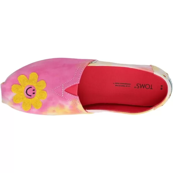 imageTOMS Womens Alpargata SlipOnFuchsia Rose Tie Die