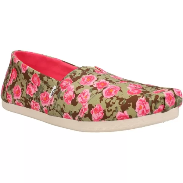 imageTOMS Womens Alpargata SlipOnGreen  Multi  Pink