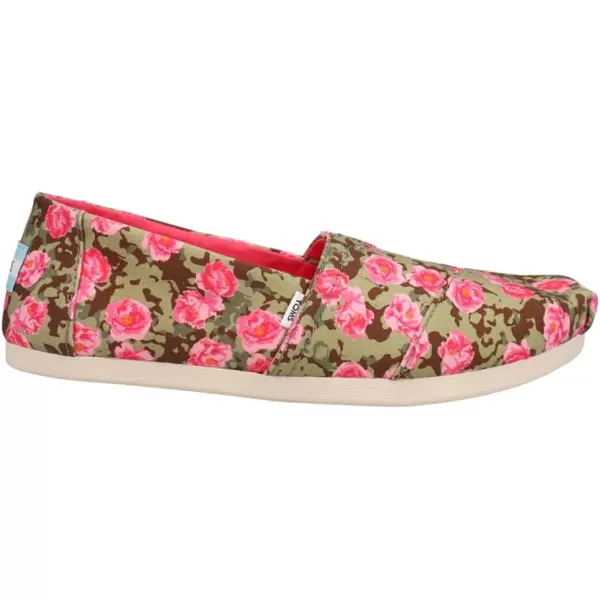 imageTOMS Womens Alpargata SlipOnGreen  Multi  Pink