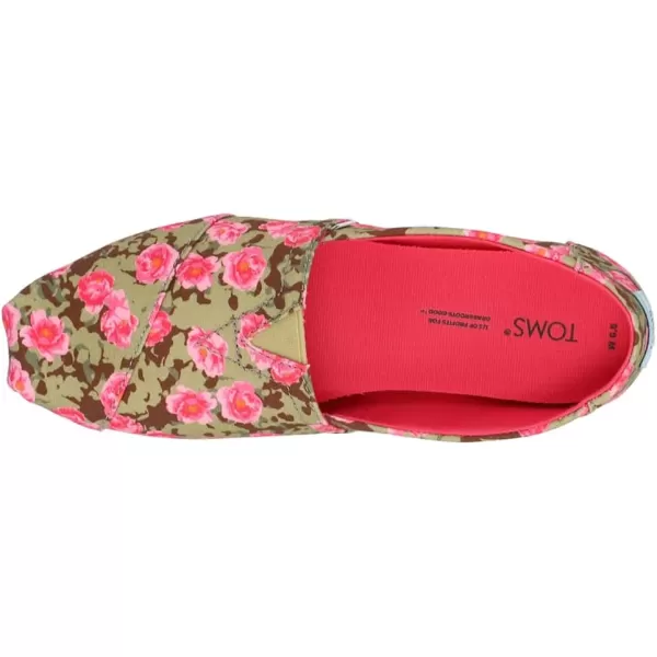 imageTOMS Womens Alpargata SlipOnGreen  Multi  Pink