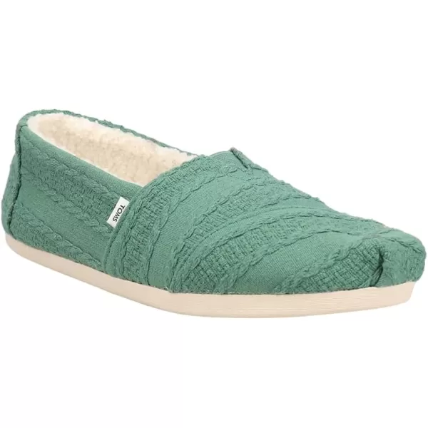imageTOMS Womens Alpargata SlipOnGreen