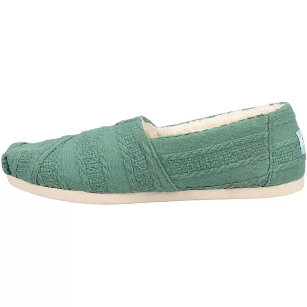 imageTOMS Womens Alpargata SlipOnGreen