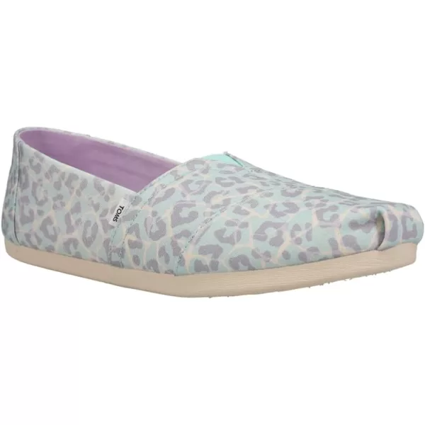 imageTOMS Womens Alpargata SlipOnMisty Blue Leopard