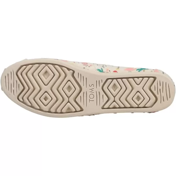 imageTOMS Womens Alpargata SlipOnNatural Holiday Flamingo