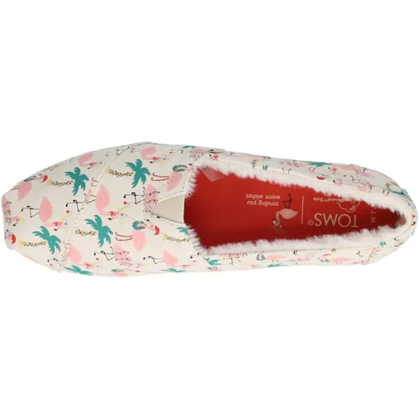 imageTOMS Womens Alpargata SlipOnNatural Holiday Flamingo