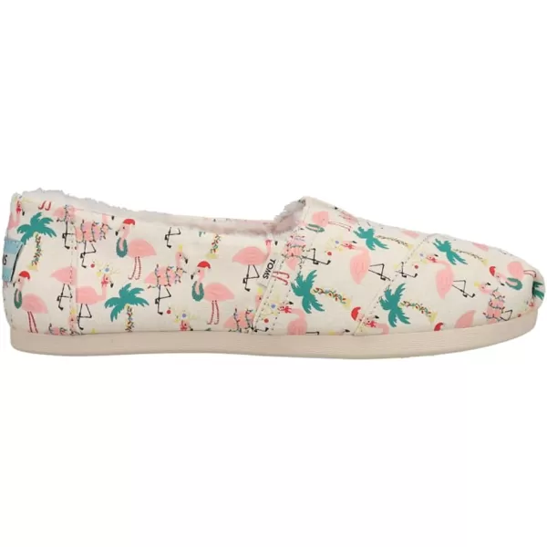 imageTOMS Womens Alpargata SlipOnNatural Holiday Flamingo