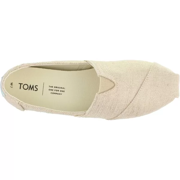 imageTOMS Womens Alpargata SlipOnNatural Metallic