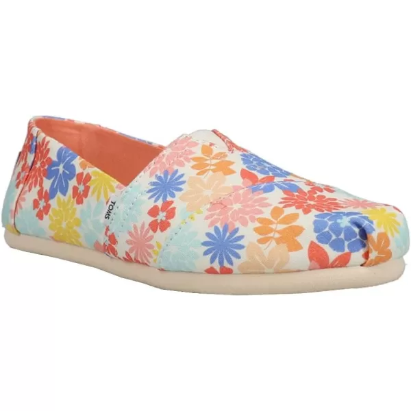 imageTOMS Womens Alpargata SlipOnNatural Wildflowers