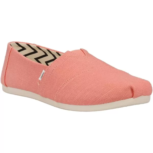 imageTOMS Womens Alpargata SlipOnPeach Pink Heritage Canvas