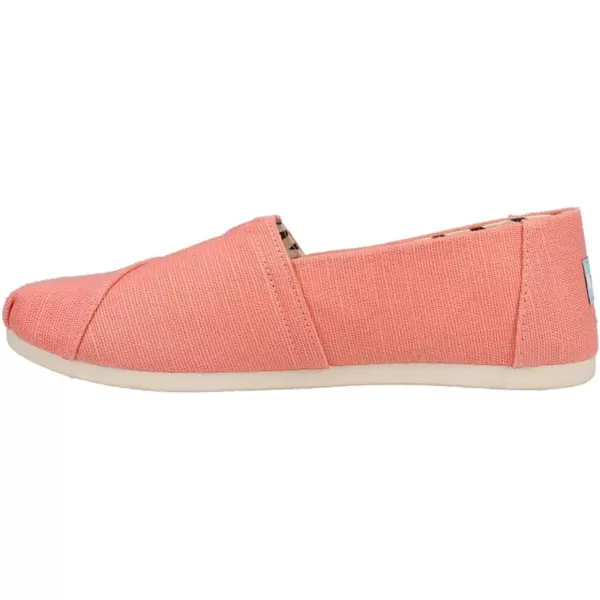 imageTOMS Womens Alpargata SlipOnPeach Pink Heritage Canvas
