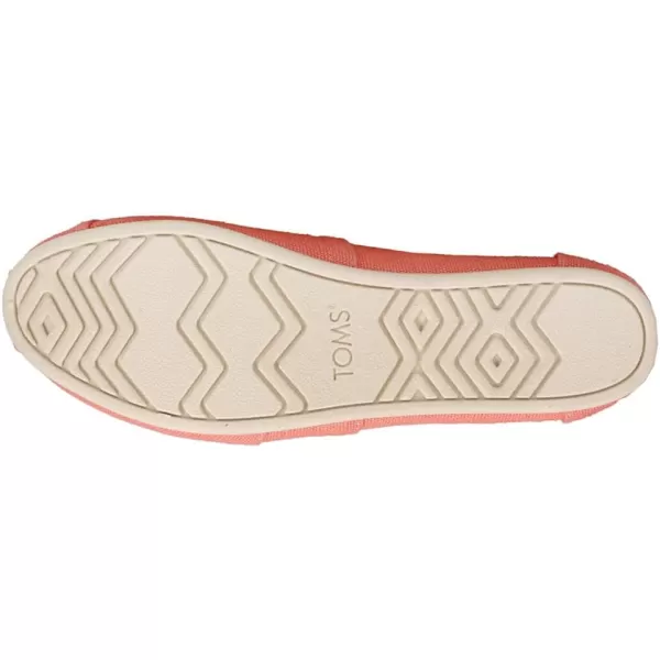 imageTOMS Womens Alpargata SlipOnPeach Pink Heritage Canvas