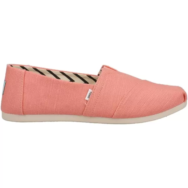 imageTOMS Womens Alpargata SlipOnPeach Pink Heritage Canvas