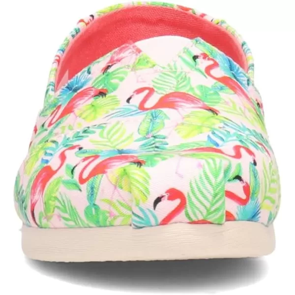 imageTOMS Womens Alpargata SlipOnPink Pearl Paper Source Flamingo Print