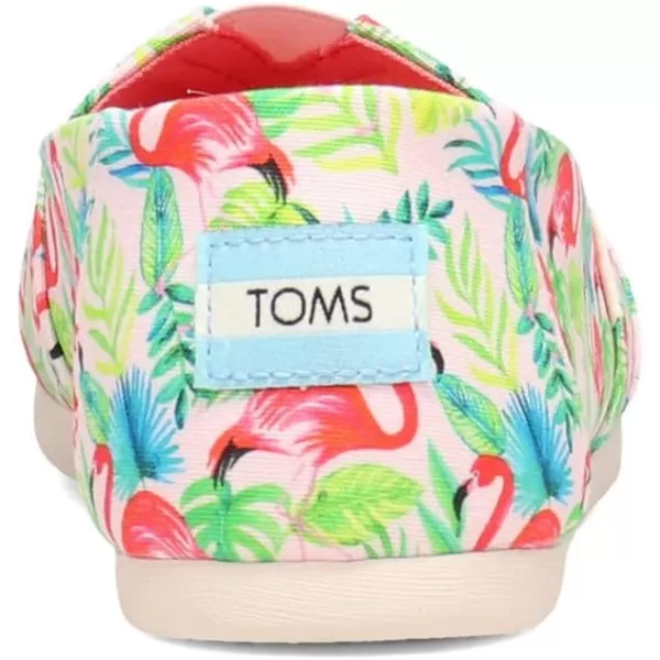 imageTOMS Womens Alpargata SlipOnPink Pearl Paper Source Flamingo Print