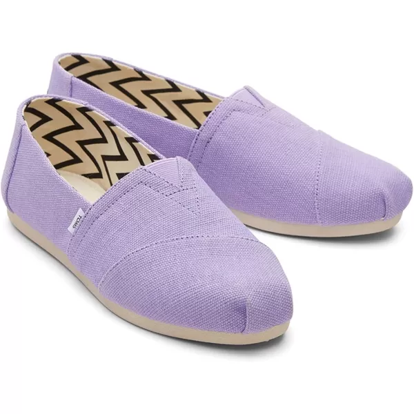 imageTOMS Womens Alpargata SlipOnVintage Purple Heritage Canvas